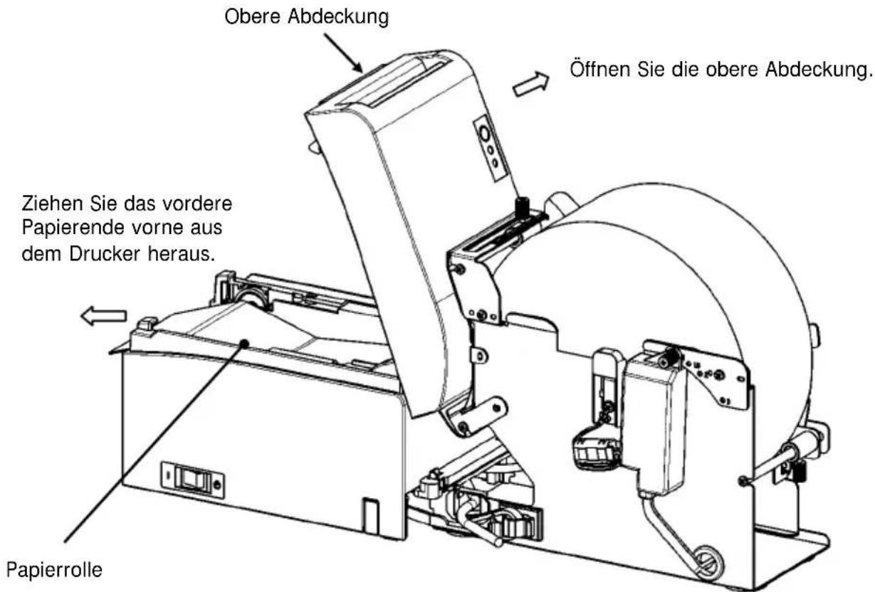 OKI LD670 - 14-8. Einstellung der Papierrolle - 7