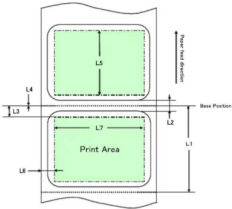 OKI LD670 - Papel troquelado para etiquetas - 1