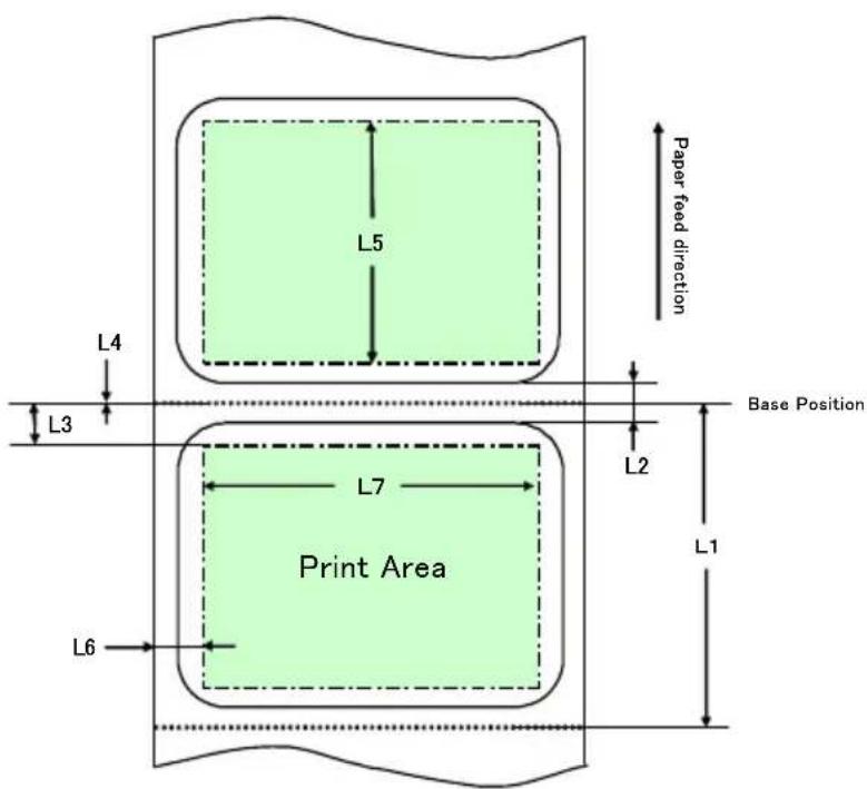 OKI LD670 - Die-cut label paper - 1