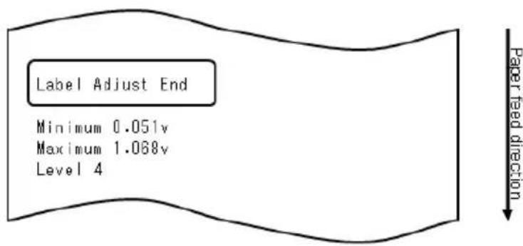 OKI LD670 - 10-4-3. Réglage du capteur d'étiquette - 2