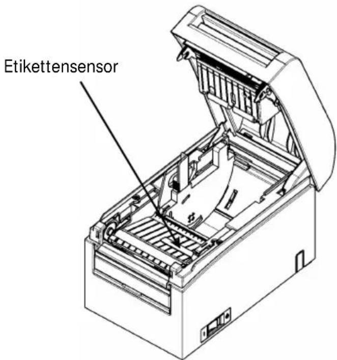 OKI LD670 - Hinweis: Bei Normalpapier (einschließlich vollflächiges Etikettenpapier) oder Papier mit schwarzen Markierungen muss der PE-Sensor nicht eingerichtet werden. - 2