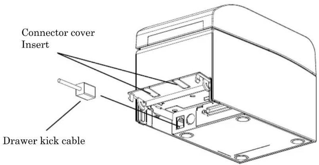 OKI LD670 - 4-2. Connecting the drawer kick cable - 1