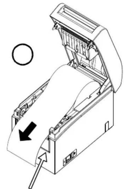 OKI LD670 - 5-3-1. Colocación del rollo de papel - 1