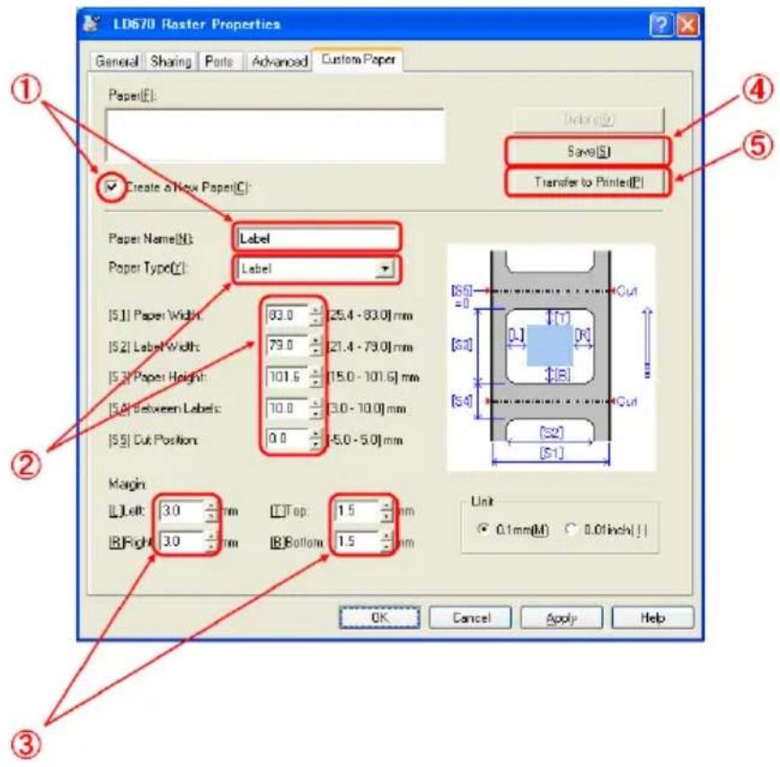 OKI LD670 - 6-1-2. Custom paper - 1