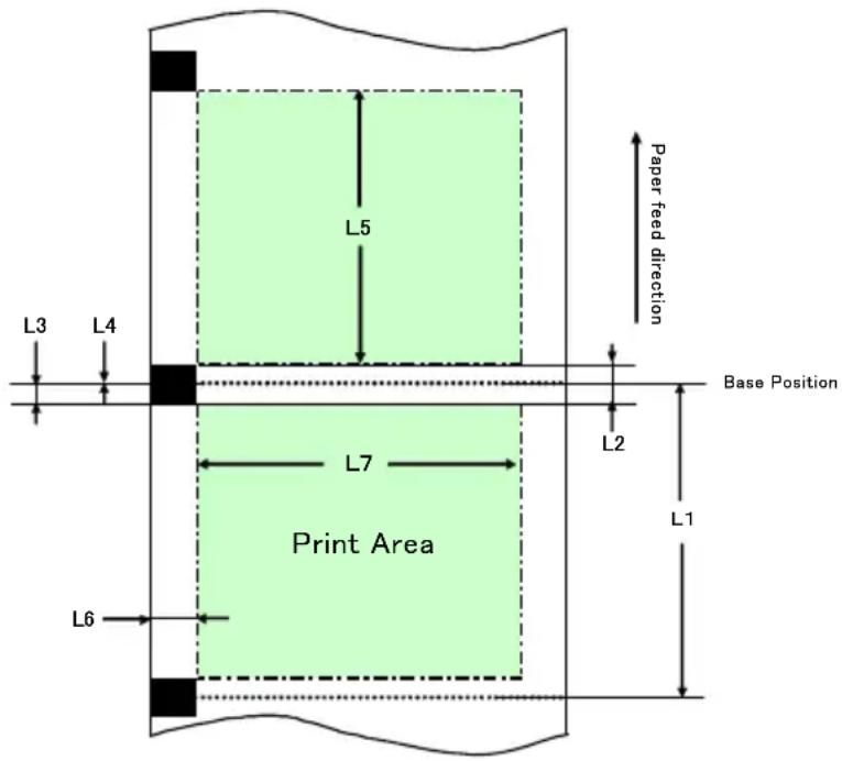 OKI LD670 - Papier avec marque noire - 1