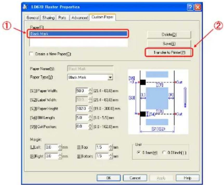 OKI LD670 - 6-1-2. Custom paper - 2