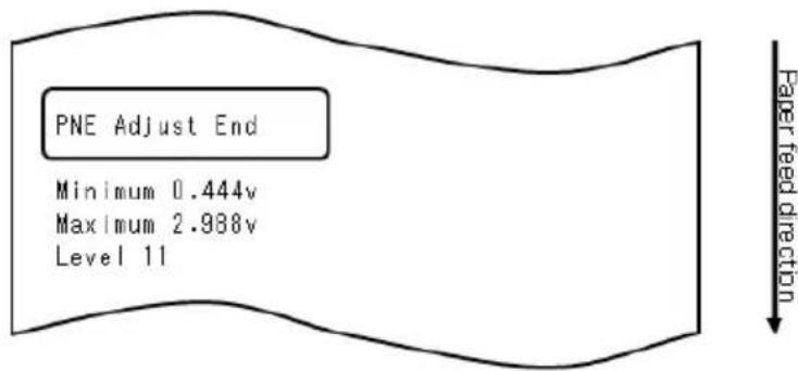 OKI LD670 - 10-4-4. Paper-near-end (PNE) sensor adjustment - 2