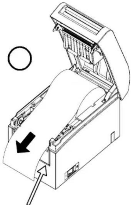 OKI LD670 - 5-3-1. Papierrolle einlegen - 1