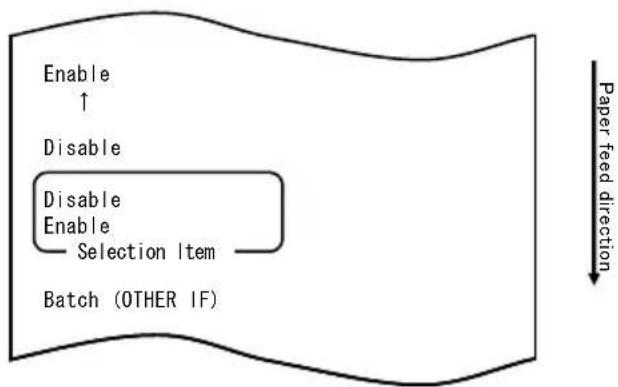 OKI LD670 - Select "ENABLE" as your option. - 1