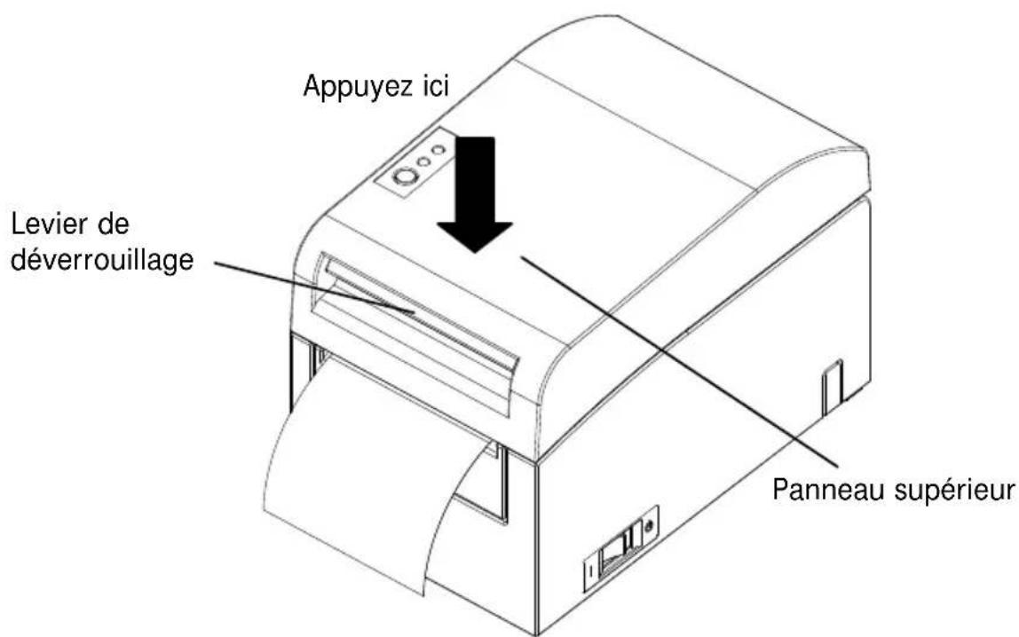 OKI LD670 - 5-5. Fermeture du panneau supérieur - 1