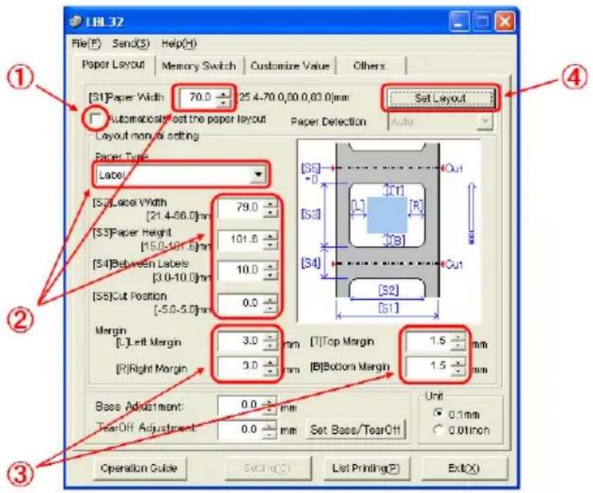 OKI LD670 - 6-2-2. Setting detailed paper layout information - 1