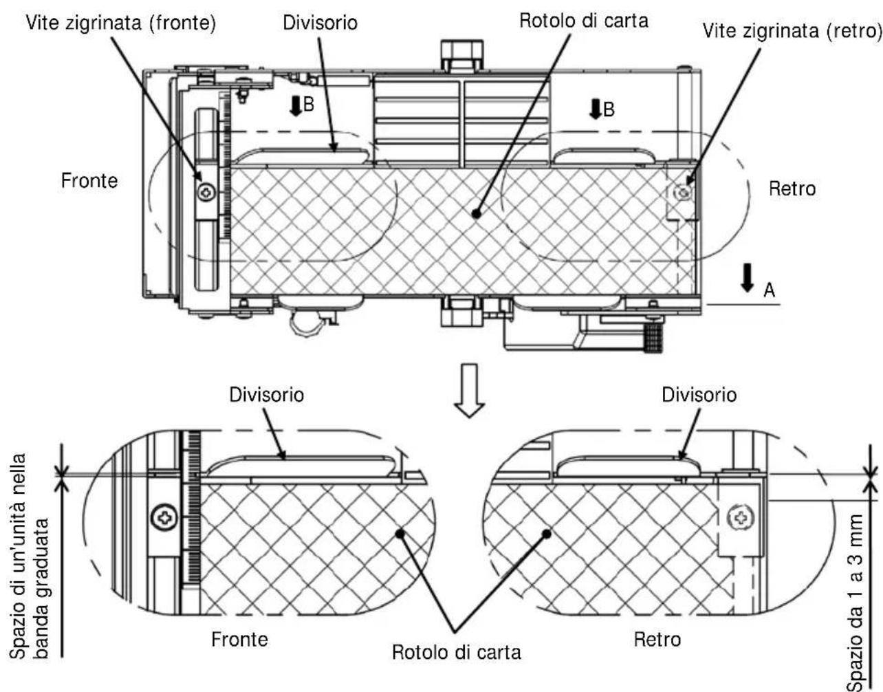 OKI LD670 - 14-8. Collocamento del rotolo di carta - 4