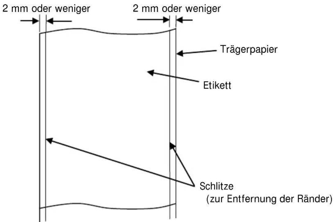 OKI LD670 - Schlitze auf beiden Seiten der Druckseite des Papiers - 1