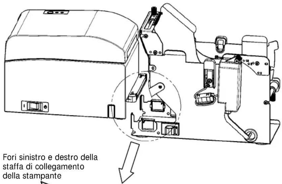 OKI LD670 - 14-5. Procedura di installazione dell'unità rotolo di carta - 4