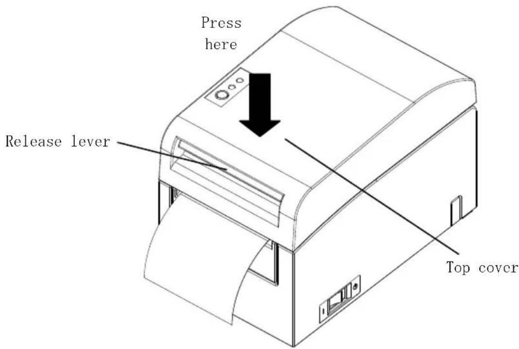 OKI LD670 - 5-5. Closing the Top Cover - 1