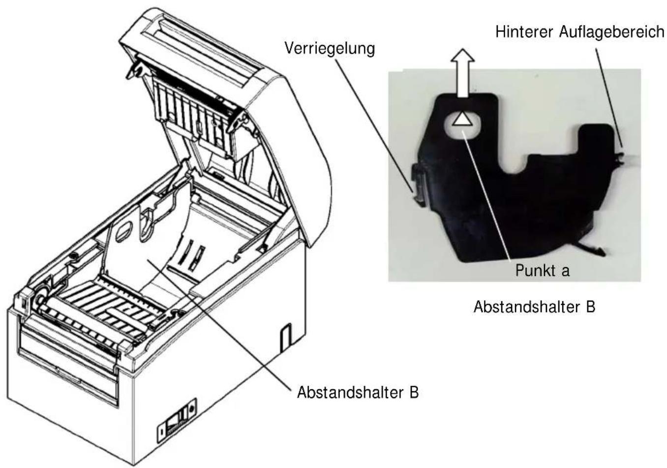 OKI LD670 - Abstandshalter B entfernen - 1