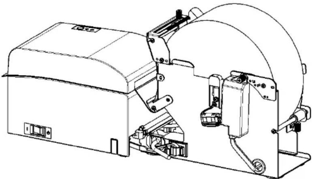 OKI LD670 - 14-8. Einstellung der Papierrolle - 8