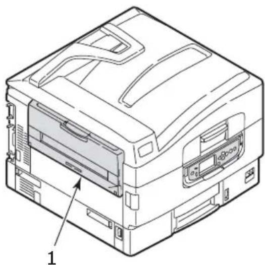 OKI C9600n - Empileuse face en dessous - 1