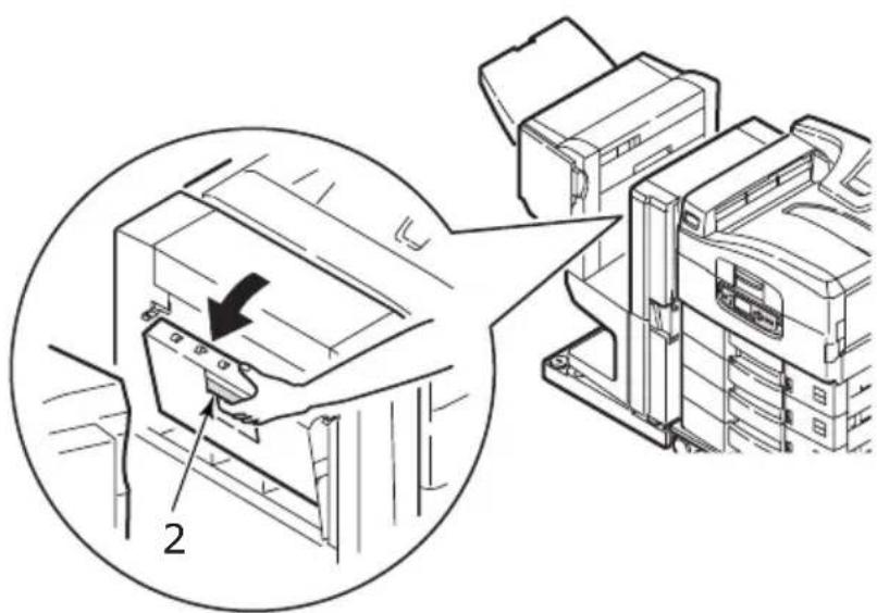 OKI C9600n - 594, 597, 598, 644, 646 (BOURRAGE PAPIER DANS LE FINISSEUR) - 17
