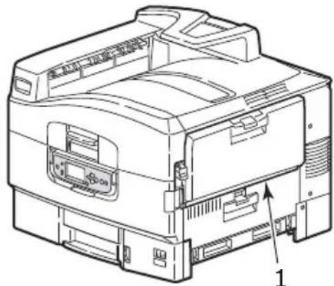 OKI C920WT - OUVRIR LE CAPOT, BOURRAGE PAPIER, CAPOT LATÉRAL TTTTTT - 5