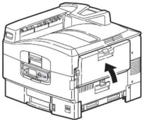OKI C920WT - OUVRIR LE CAPOT, BOURRAGE PAPIER, CAPOT LATÉRAL TTTTTT - 8