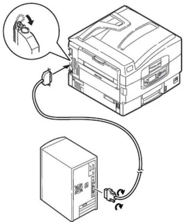 OKI C920WT - RACCORDEMENT DE L'INTERFACE PARALLÈLE - 1