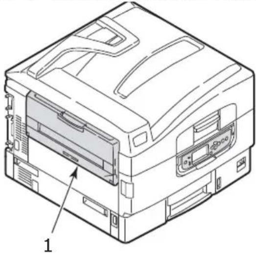 OKI C920WT - Empileuse face en dessous - 1