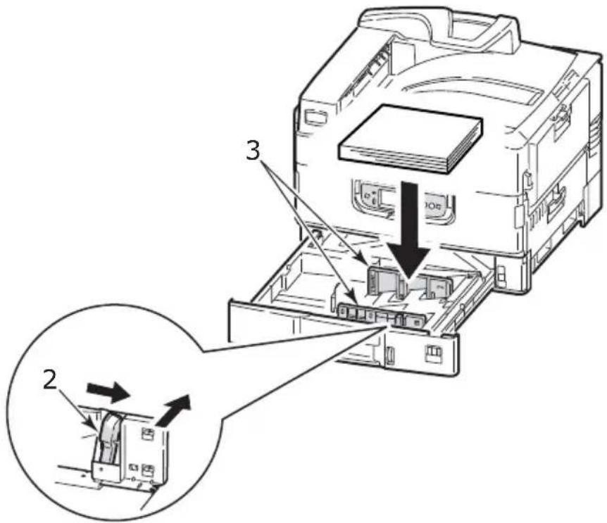 OKI C920WT - CHARGEMENT DU PAPIER DANS LES BACS 1 À 3 - 3