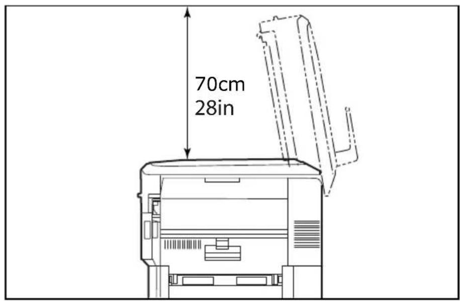 OKI C920WT - EMPLACEMENT DE L'IMPRIMANTE - 2