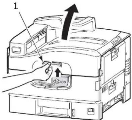 OKI C920WT - LORS DU REMPLACEMENT DU TAMBOUR PHOTOCONDUCTEUR ET DE LA CARTOUCHE DE TONER EN MÊME TEMPS - 1