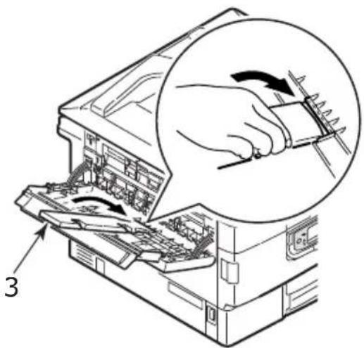 OKI C920WT - Empileuse face en dessus - 3