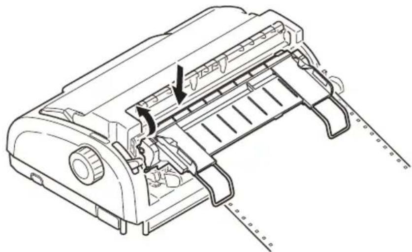 OKI ML1120eco - CHARGEMENT DE FORMULAIRES EN CONTINU (CHARGEMENT PAR L'ARRIÈRE) - 7