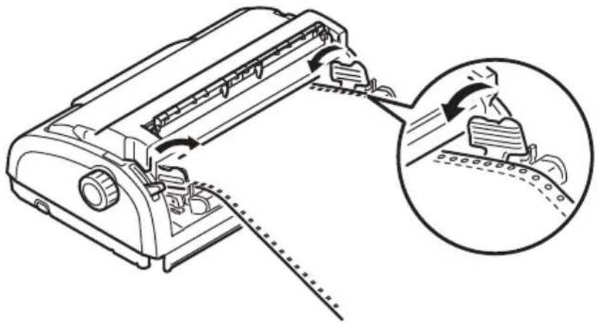 OKI ML1120eco - CHARGEMENT DE FORMULAIRES EN CONTINU (CHARGEMENT PAR L'ARRIÈRE) - 5