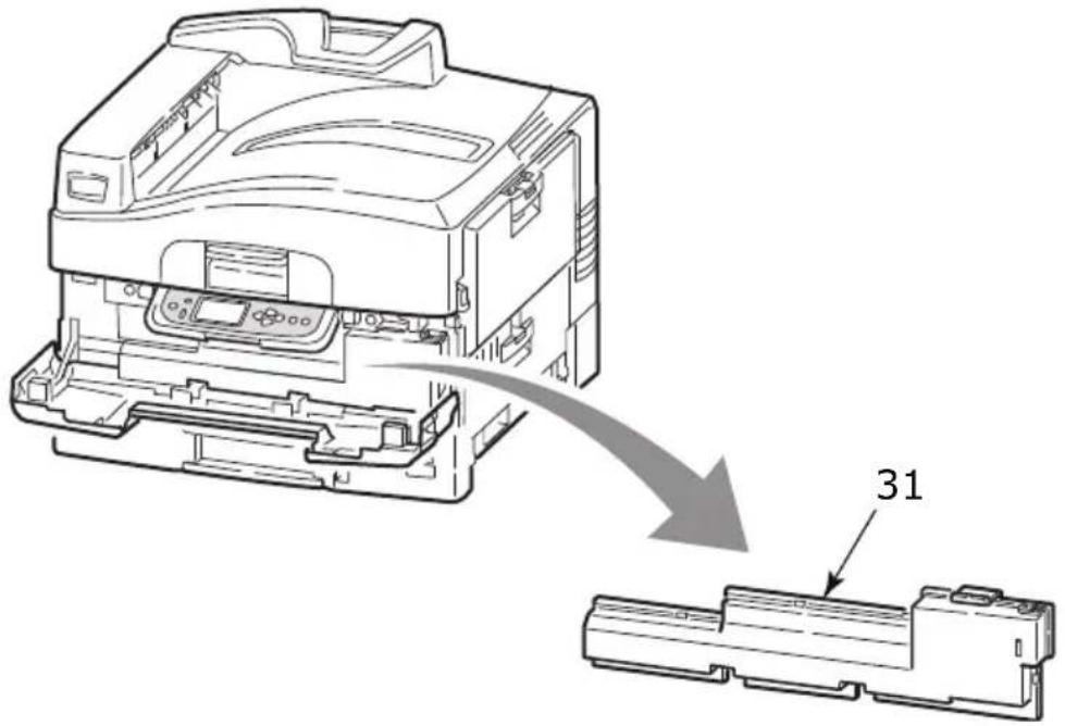 OKI Pro9420WT - Réceptacle de déchets de toner - 1