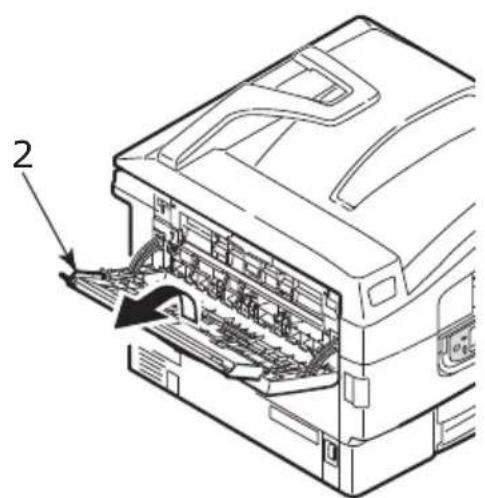 OKI Pro9420WT - Empileuse face en dessus - 2