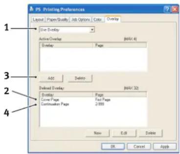 OKI C810dn - IMPRESSION EN UTILISANT DES SUPERPOSITIONS POSTSCRIPT - 1