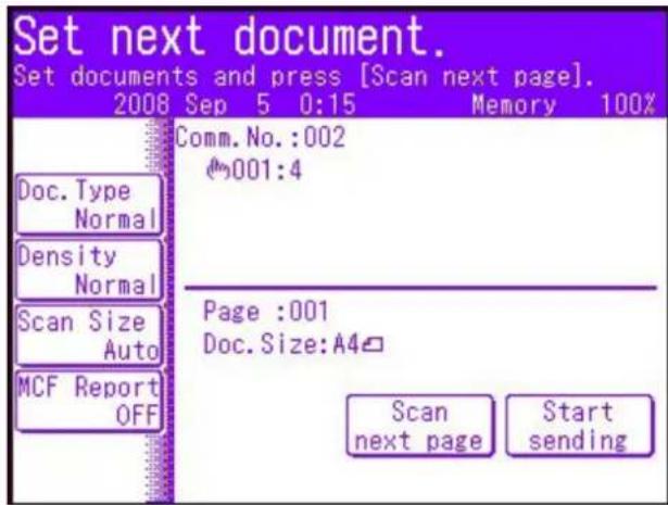 OKI MC851dn - MODE DE NUMÉRISATION CONTINUE - 1