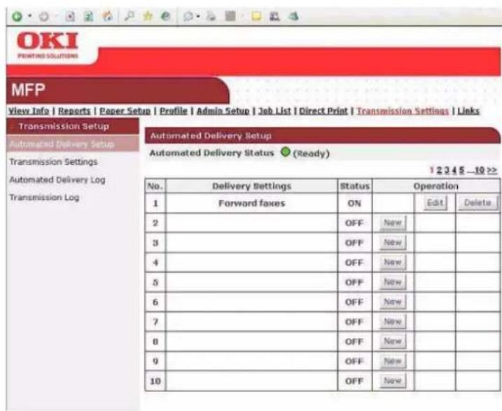 OKI MC851dn - Cliquez sur Paramètres de transmission (1) - 5