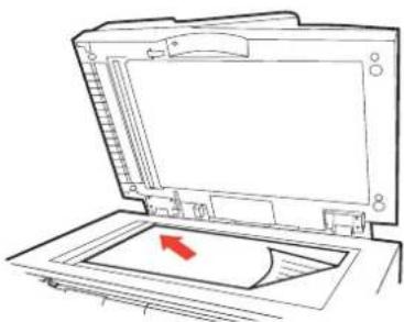 OKI MC851dn - POSITIONNEMENT DES DOCUMENTS SUR LA VITRE - 1