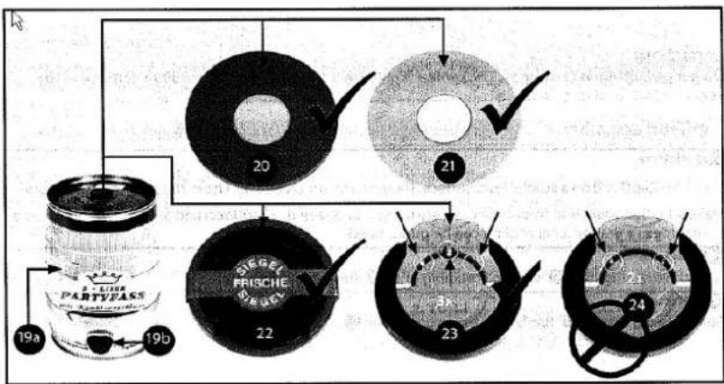 H.KOENIG BW1890 - SELLADOR DEL BARRIL DE CERVEZA - 6