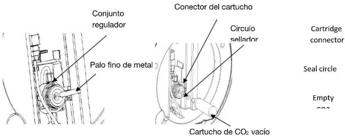 H.KOENIG BW1890 - SONDA PERFORADA DEL CARTUCHO Y ARANDELA DE SELLADO - 1