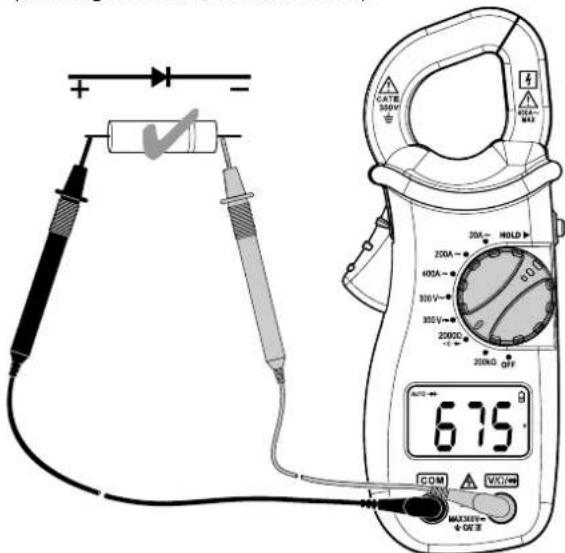 TROTEC BE38 - Mesure de continuité / test de diode - 1