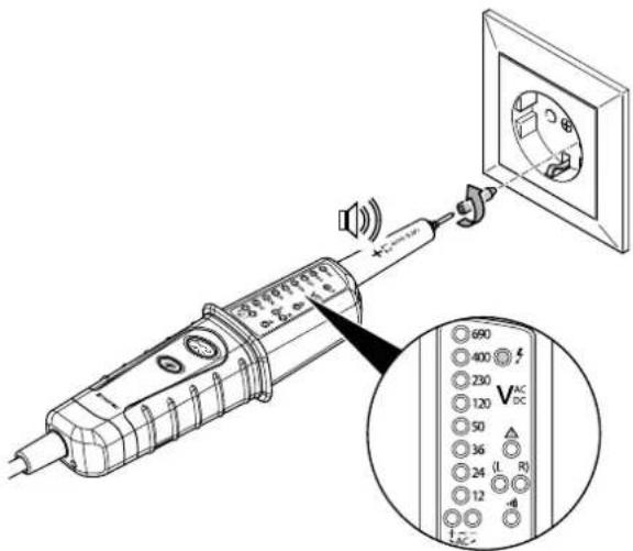 TROTEC BE20 - Avertissement relat à la tension électrique Risque d'électrocution et de blessure! - 1