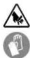 TROTEC PGSS 1020V - Avertissement relatif aux blessures des mains - 1