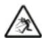 TROTEC PGSS 1020V - Avertissement relatif aux blessures des mains - 1