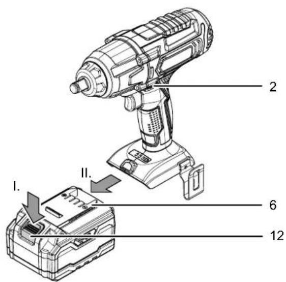 TROTEC PIWS 1020V - Retrait de la batterie - 1