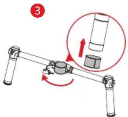 Zhiyun Smooth 3 - Poignée d'extension de cardan pour Crane-EH001 (à acheter séparément) - 3