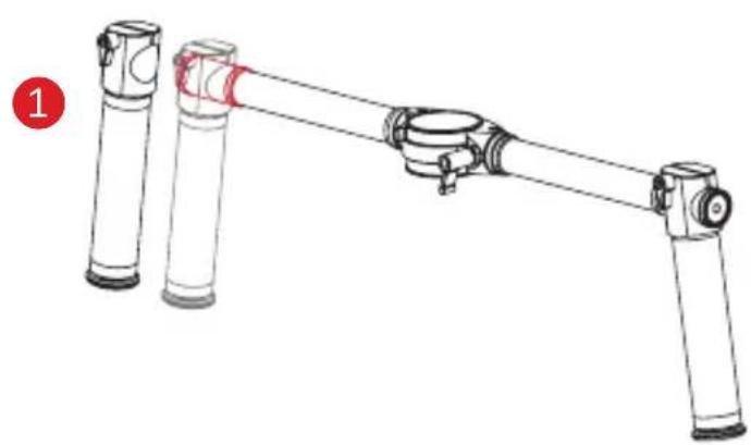 Zhiyun Smooth 3 - Poignée d'extension de cardan pour Crane-EH001 (à acheter séparément) - 1