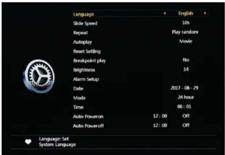 Trevi DPL 2243 - System Setting: - 1