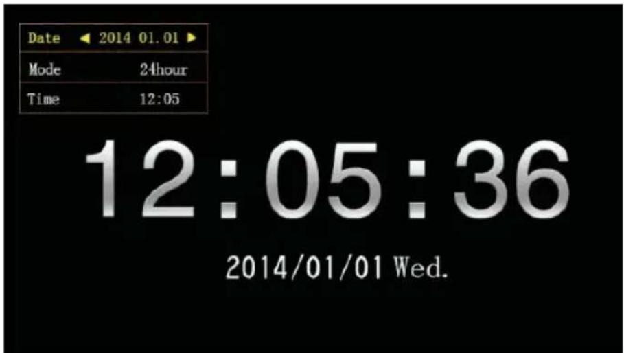 Trevi DPL 2243 - Clock and calendar setting - 1